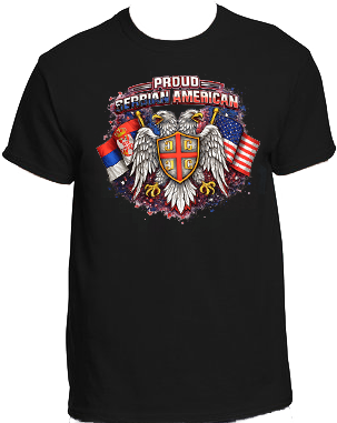 Proud Serbian American T-Shirt