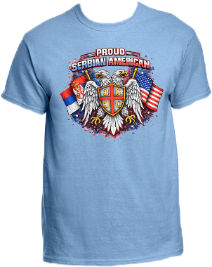 Proud Serbian American T-Shirt