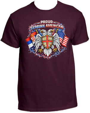 Proud Serbian American T-Shirt